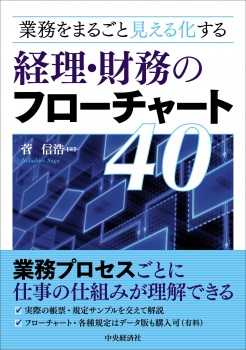 業務をまるごと見える化する経理・財務のフローチャート40